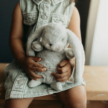 Tiny Nibble Bunny - 8"- Gray