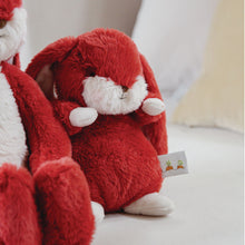 Tiny Floppy Nibble Bunny- 8"- Cranberry