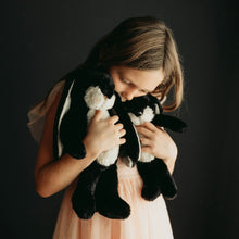 Wee Floppy Nibble Bunny Black 12"