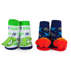 Dino Rattle Socks