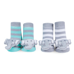 Elephant Rattle Socks
