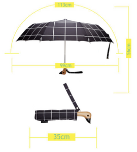 Denim Moon Compact Umbrella